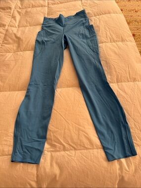 High-Waist Lululemon Women's Blue Stretch leggings